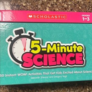 Scholastic 5-Minute Science Kit - Teal and Pink